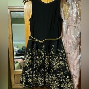 R&K Black and gold dress